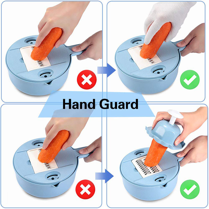 7 u 1 višenamjenski rezač povrća Rezanje limuna Kuhinjska sjeckalica za voće Sjeckalica za sir Rezanje za krastavce Kućni alat za povrće