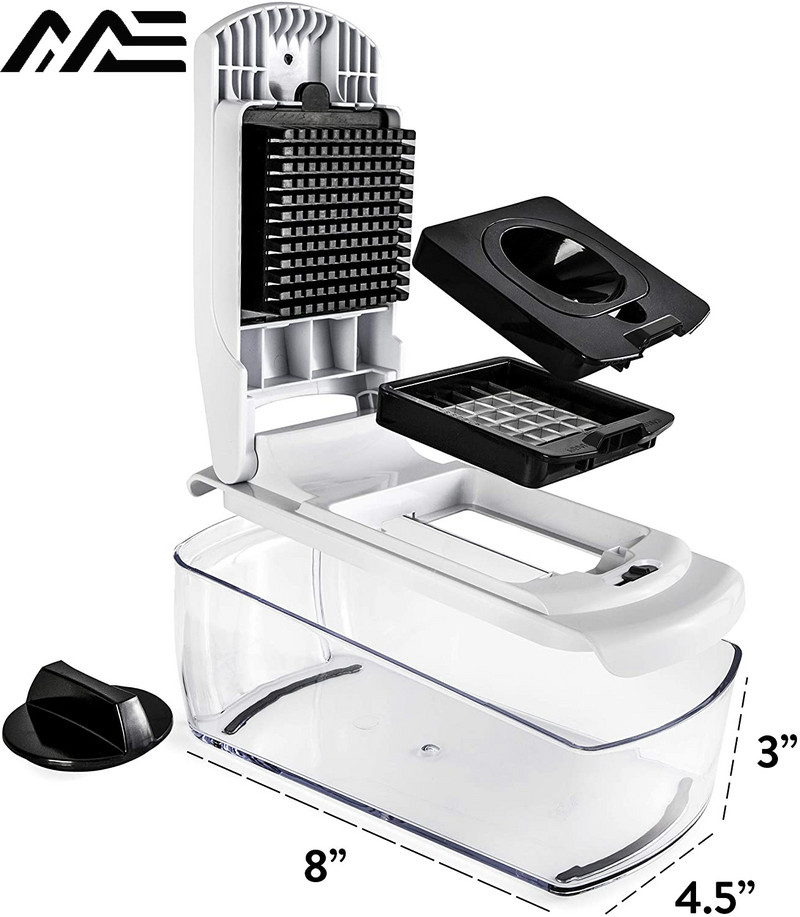 Tocător de legume multifuncțional 14 în 1 Tocător de salate de uz casnic Accesorii de bucătărie Depozitare ustensile de bucătărie Lucruri utile pentru casă