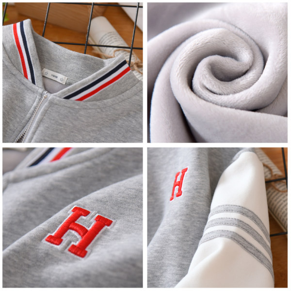 Geaca pentru copii cu fermoar si buzunar