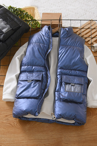 Dječji prsluk sa džepom u dvije boje