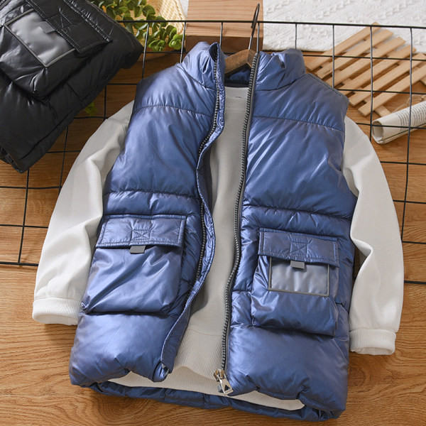 Dječji prsluk sa džepom u dvije boje