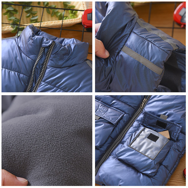 Dječji prsluk sa džepom u dvije boje