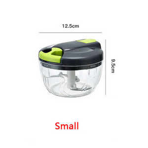 Kézi zöldségaprító kézi húzó zsinór Zöldségszeletelő Hagymavágó Tojás turmixgép Húsdaráló Turmixgép BPA mentes konyhai robotgép