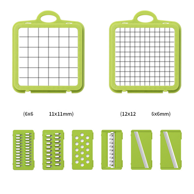 14 vnt Daržovių pjaustyklė Daugiafunkcinė mandolino pjaustyklė Vaisių bulvių skustukas Morkų trintuvas Virtuvės priedai Krepšelio pjaustyklės įrankis
