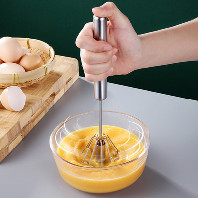 EW Μίξερ χειρός από ανοξείδωτο χάλυβα Βούτυρο αυγοδάρτη Ημιαυτόματη περιστρεφόμενη λαβή μπλέντερ Εργαλεία κουζίνας Αξεσουάρ