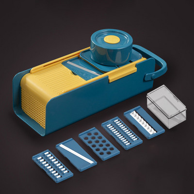 ONEUP Tăiător de fructe pentru legume Răzătoare Cutter Multifuncțional pentru curățarea cartofilor Răzătoare pentru morcovi Coș de scurgere Accesorii noi pentru unelte de bucătărie