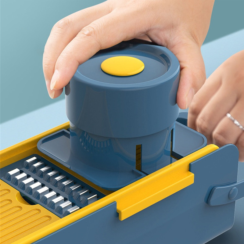 ONEUP Tăiător de fructe pentru legume Răzătoare Cutter Multifuncțional pentru curățarea cartofilor Răzătoare pentru morcovi Coș de scurgere Accesorii noi pentru unelte de bucătărie