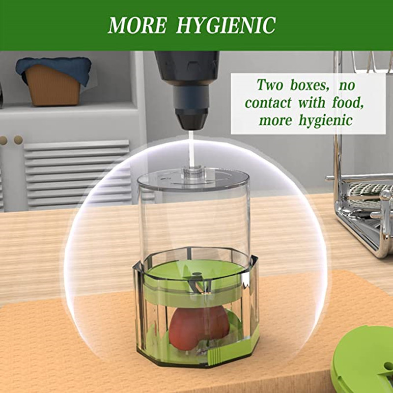 3 viename elektrinis gręžtuvas daržovių smulkintuvas vaisių pjaustytuvas bulvių spiralizatorius maisto rotacinis pjaustytuvas smulkintuvas Virtuvės priedai