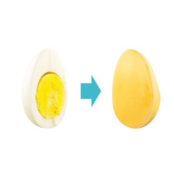 Egg Scrambler Hand Egg Shaker Mixer Τροφίμων σιλικόνης σιλικόνης μείγμα κρόκου & ασπράδι αυγού Χειροκίνητο εργαλείο Βολικό Golden Egg Maker για παιδιά