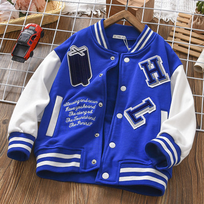 Baseball jakna za dječake s izvezenim natpisom