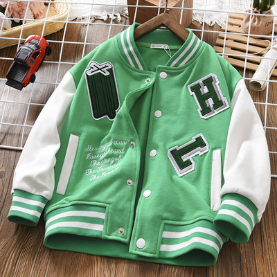Baseball jakna za dječake s izvezenim natpisom