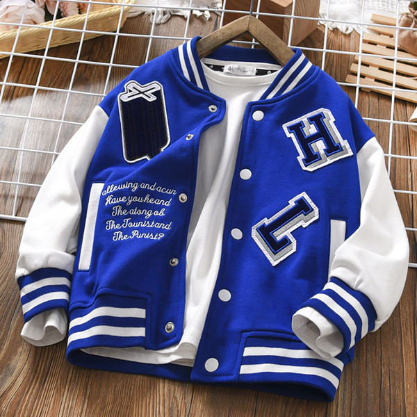 Baseball jakna za dječake s izvezenim natpisom