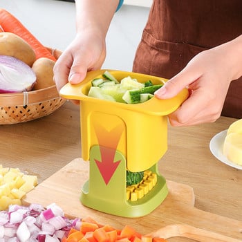 Chips Maker Carrot Potato Chipper Machine Χειροπίεση Vegetable Cutter Potato Veggie Chopper Apple Slicers Potato Cutting Tool