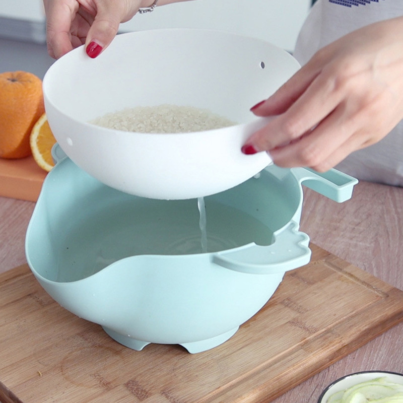 Tăiător de legume Coș de scurgere 9 în 1 Set Gadgets de bucătărie Rolă Tăiător de fructe de cartofi Tocător de curățat Separator de ouă Instrumente pentru suc