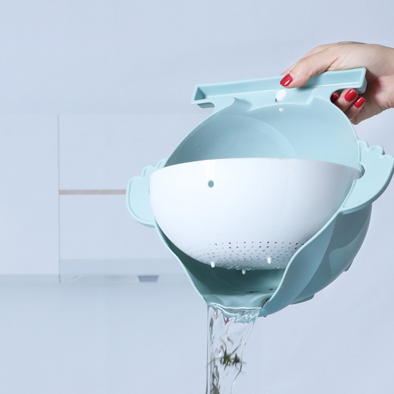 Tăiător de legume Coș de scurgere 9 în 1 Set Gadgets de bucătărie Rolă Tăiător de fructe de cartofi Tocător de curățat Separator de ouă Instrumente pentru suc