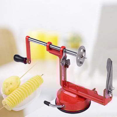 3 viename nerūdijančio plieno rankinis vaisių skustukas su pjaustytuvu obuolių bulvių pjaustykle Virtuvės įrankiai 26,5 * 10,3 * 12,5 cm