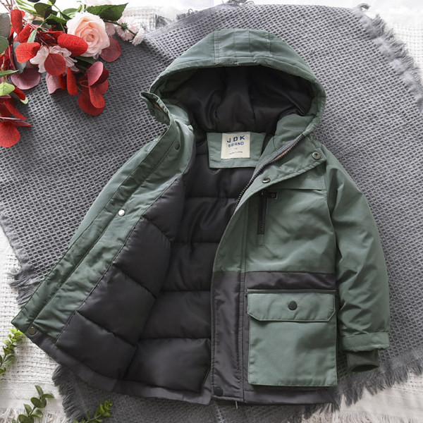 Dječja jakna za dječake sa kapuljačom, novi model