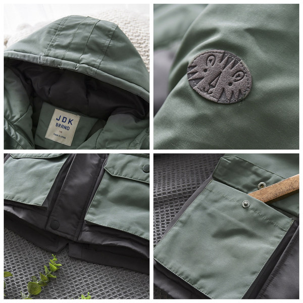 Dječja jakna za dječake sa kapuljačom, novi model