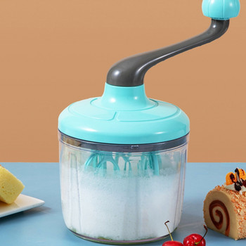 Χειροκίνητο Whisk Cream Whisk Χειροκίνητο Οικιακό Μικρό Ημιαυτόματο Ασπράδι Αβγού Milk Foam Cake Egg Whirling Machine