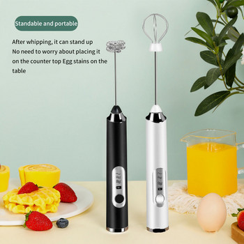 Wireless Milk Frothers Electric Foam Maker Eggs Beater Handheld Blender with USB High Egg Speed Coffee Cream Mixer Εργαλεία κουζίνας