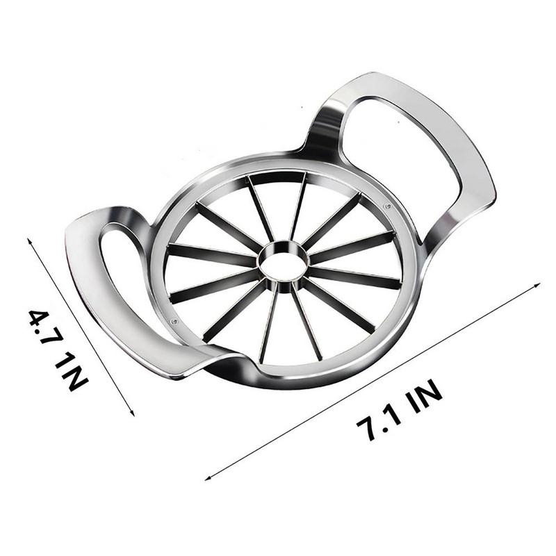 Aukštos kokybės 12 peilių itin didelė obuolių pjaustyklė nerūdijančio plieno itin aštri vaisių pjaustyklė Įrankiai Virtuvės priedai