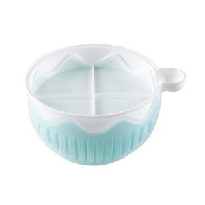 3-ühes loominguline multifunktsionaalne salatikauss, puu- ja juurviljade lõikamiskauss, köögividin, puuviljahakkimismasin, lõikurid salativalmistaja 1 tk