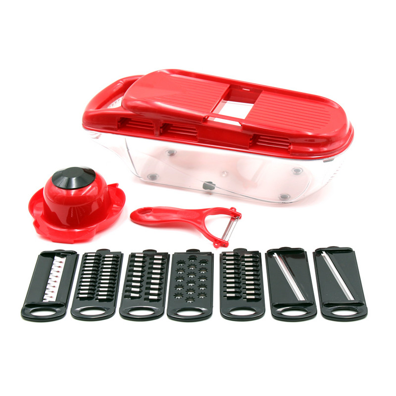 LIHUACHEN Zöldségvágó acél pengével Mandolin Burgonyahámozó Sárgarépa sajtreszelő Zöldségszeletelő Konyhai kiegészítők