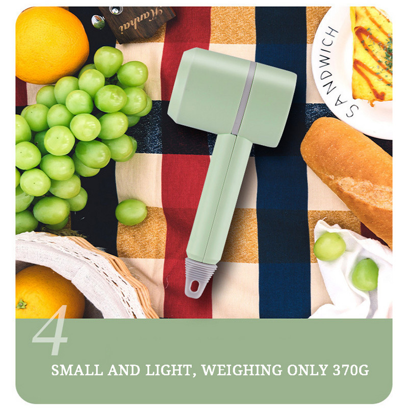 Juhtmevaba elektriline vispli roostevabast terasest minivispel USB laadimine vahukoor munavalge küpsetamine automaatne mikser köögitööriistad