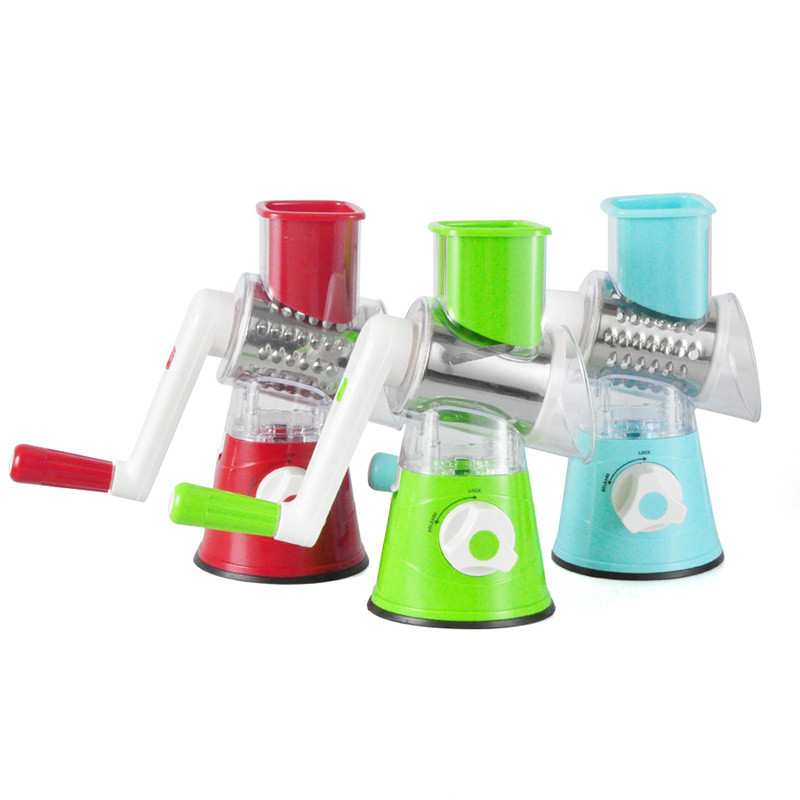 3 viename daugiafunkcinis daržovių pjaustytuvas sukamoji trintuvė Mandoline pjaustyklė Rankinis smulkintuvas Virtuvės priedai