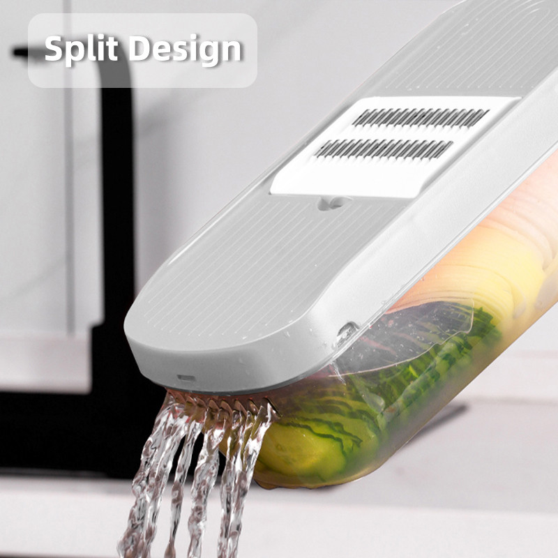 Tăiător de legume multifuncțional, cu depozitare pe spate, tăietor de legume, tocător, accesorii pentru bucătărie, gadget pentru utilizare în bucătărie
