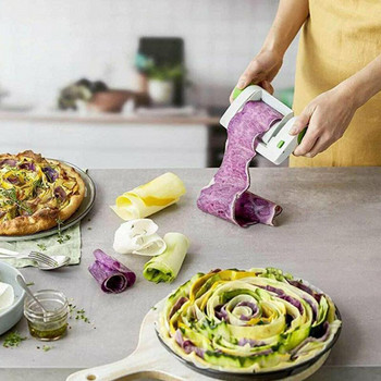 Χειροκίνητος κόφτης λαχανικών Φορητός ασφαλής Fast Fruits Apple Slicer Potato Peeler Creative Veggie Sheet Slicer Kitchen Gadget