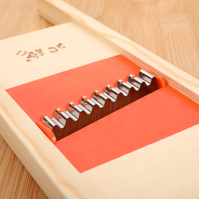 Bulvių grotelių gaminimo mašina Bulvių pjaustyklė Bulvių pjaustymo tinklelis Smulkintuvas bangų pjaustymo peilis Virtuvės prietaisai ir priedai