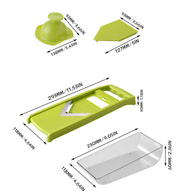 10 în 1 tăietor de legume multifuncțional tocator feliător cu coș fructe tocator cartofi răzătoare morcovi feliere mandolină