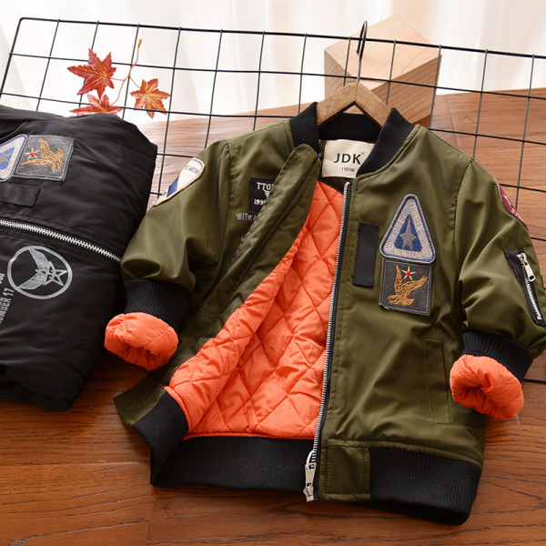 Geaca copii cu imprimeu si buzunar