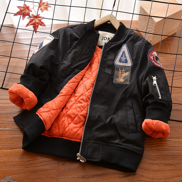 Geaca copii cu imprimeu si buzunar