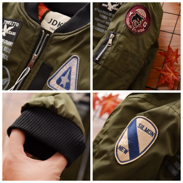 Geaca copii cu imprimeu si buzunar