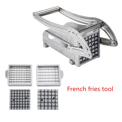 2021 ručni rezač krumpira od nehrđajućeg čelika Rezač pomfrita stroj za čips stroj za rezanje mesa stroj za rezanje na kockice kuhinjski rezač