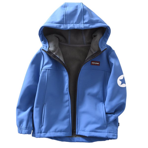 Vaikiška striukė su pamušalu ir gobtuvu