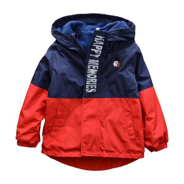 Laisvalaikio vaikiška striukė su gobtuvu