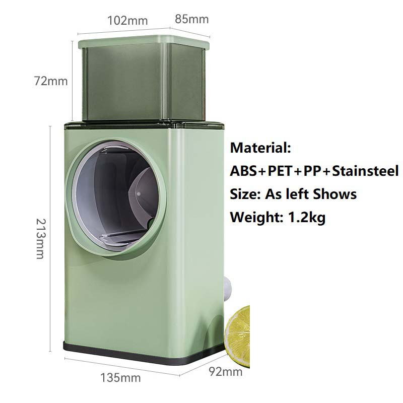 Răzătoare cu role multifuncționale de înaltă calitate Tocător de cartofi Mașină de tăiat legume Mașină de tocat carne de uz casnic Unelte rotative de bucătărie