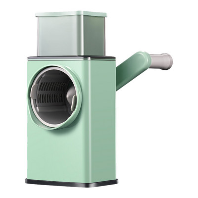 Răzătoare rotativă de legume îmbunătățită cu mâner Tocător rapid 3 în 1 Tăiător multifuncțional pentru bucătărie salată de tăiat legume