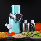 Rezač povrća Ručni Kuhinjski alati za voće Ribelica Sjeckalica za povrće 3 u 1 Okrugli rezač Krumpir Mrkva Spiralizer Kućni gadget