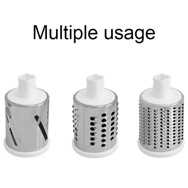 Daržovių pjaustyklė Rankinis vaisius virtuvės įrankiai Tarkas Daržovių smulkintuvas 3 viename apskritimas Bulvių morkų spiralizatorius namų įtaisas