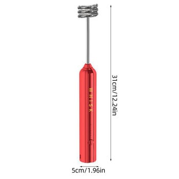 Мини дръжка Електрическа бъркалка Практично мляко Напитка Кафе Разбиване Миксер Блендер Електрическа бъркалка за яйца Пенообразувател Кухненски инструмент