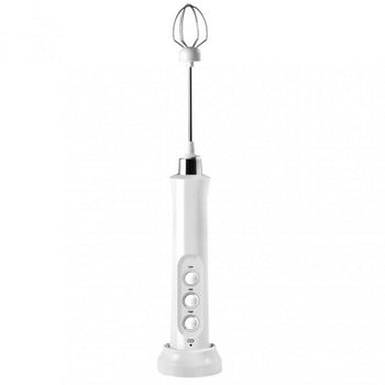 USB Electric Milk Frother 3 Speeds Cappuccino Coffee Foamer 3 Whisk Handheld Egg Beater Hot Chocolate Latte Drink Mixer