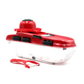 LIHUACHEN Zöldségvágó acélpengével Mandolin szeletelő Burgonyahámozó Sárgarépa sajtreszelő Zöldségszeletelő Konyhai eszközök