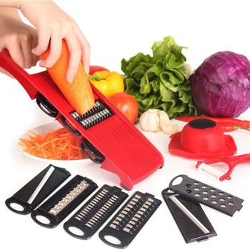 Meijuner Vegetable Cutter Κόφτης λαχανικών Κόφτης Φρούτων Λεπίδες Τρίφτης Αποφλοιωτής Φρούτων Εργαλεία πατάτας Αξεσουάρ κουζίνας