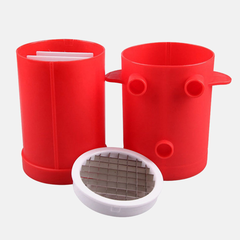 Novi aparat za pržene krumpiriće Rezač krumpirića i posuda za mikrovalnu pećnicu Dva u jednom, bez prženja Kuhinjski pribor