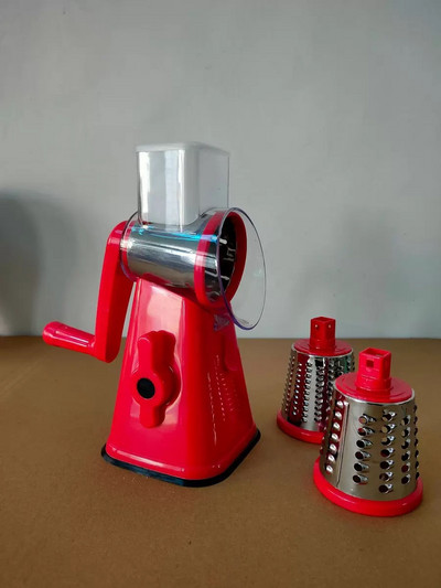 Daržovių pjaustyklės vadovas Virtuvės priedai Trintuvas Daržovių smulkintuvas 3 viename apskritimas Bulvių spiralizatorius Namų įtaiso įrankio elementas