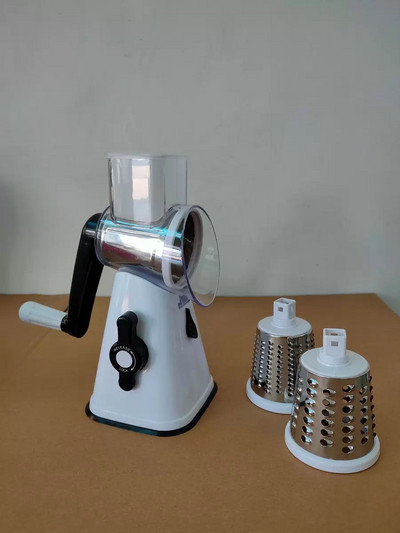 Daržovių pjaustyklės vadovas Virtuvės priedai Trintuvas Daržovių smulkintuvas 3 viename apskritimas Bulvių spiralizatorius Namų įtaiso įrankio elementas